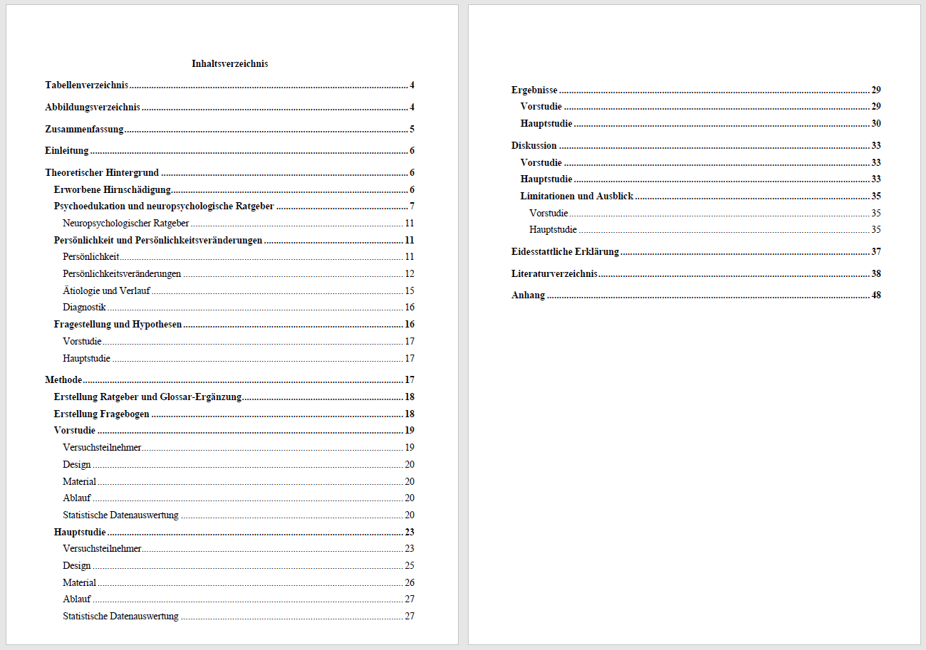 Aufbau und Gliederung deiner Masterarbeit + Vorlage & Tipps