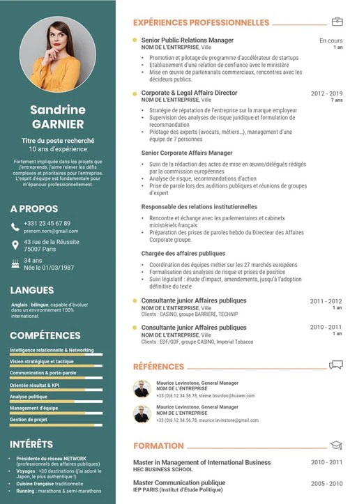 CV Moderne 100 modèles de CV à télécharger CV Market