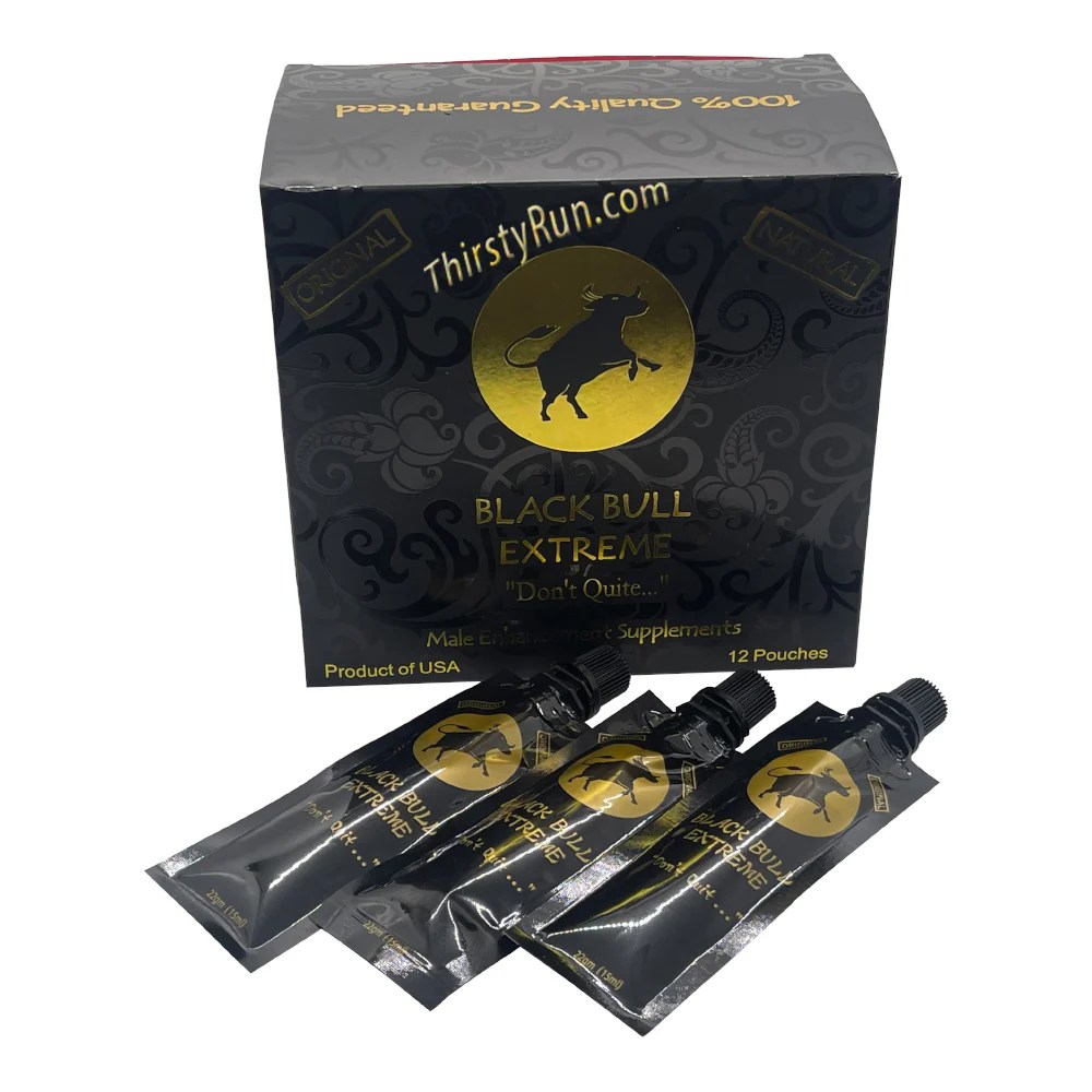 Black Bull Extreme Don't Quit Royal Honey Made in USA (12 Pouches