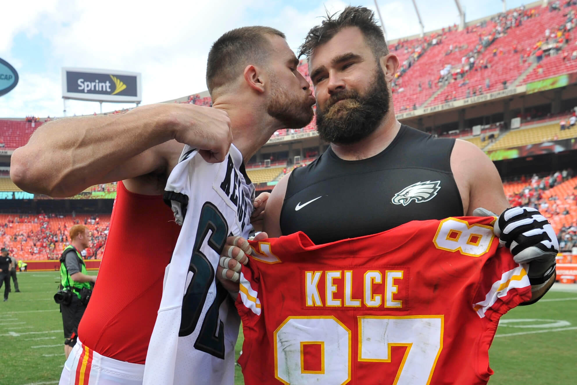 Travis Kelce and Jason Kelce meet again How have the brothers fared vs