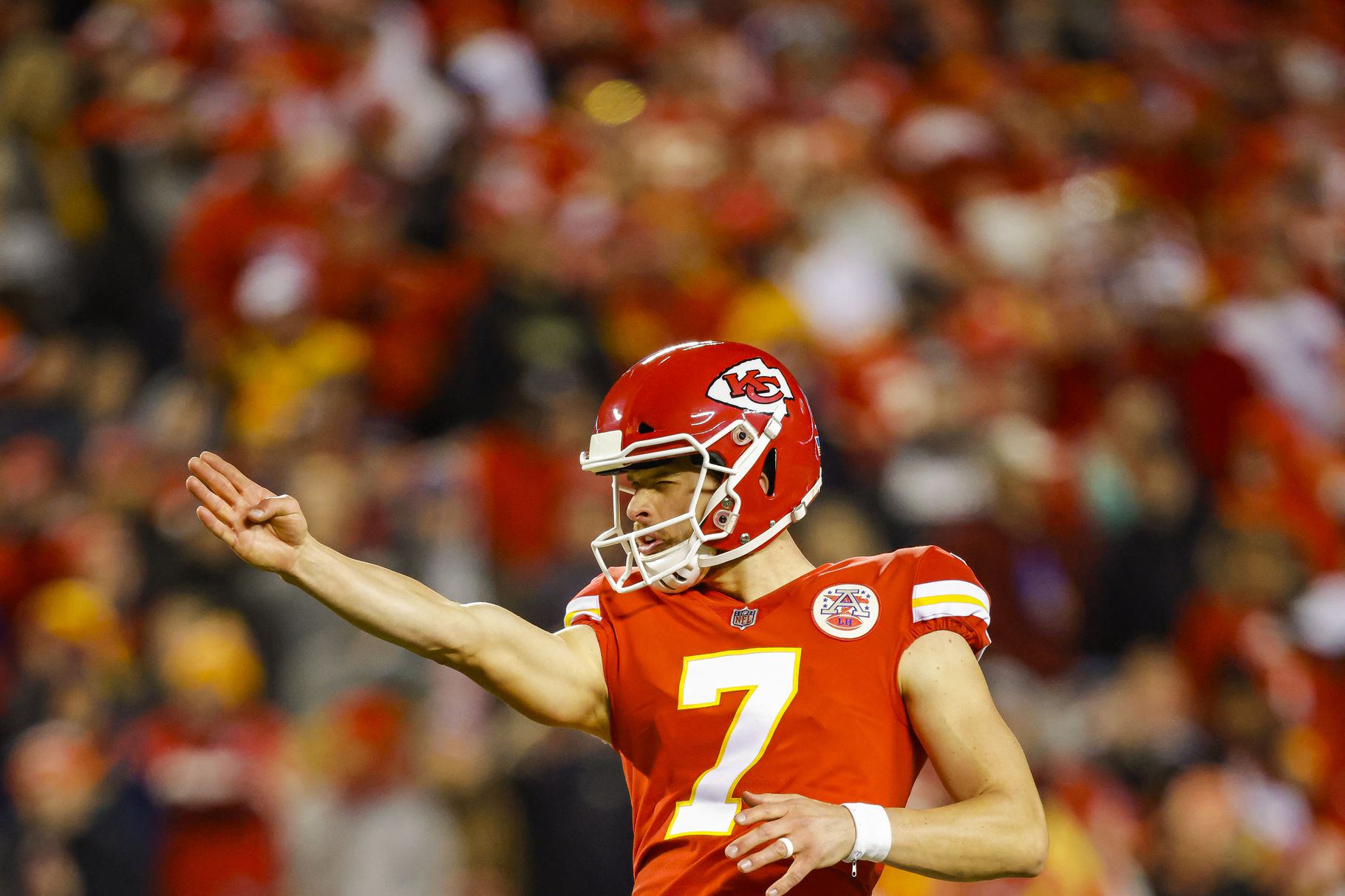 Harrison Butker injury news Chiefs kicker is out for Week 16 with