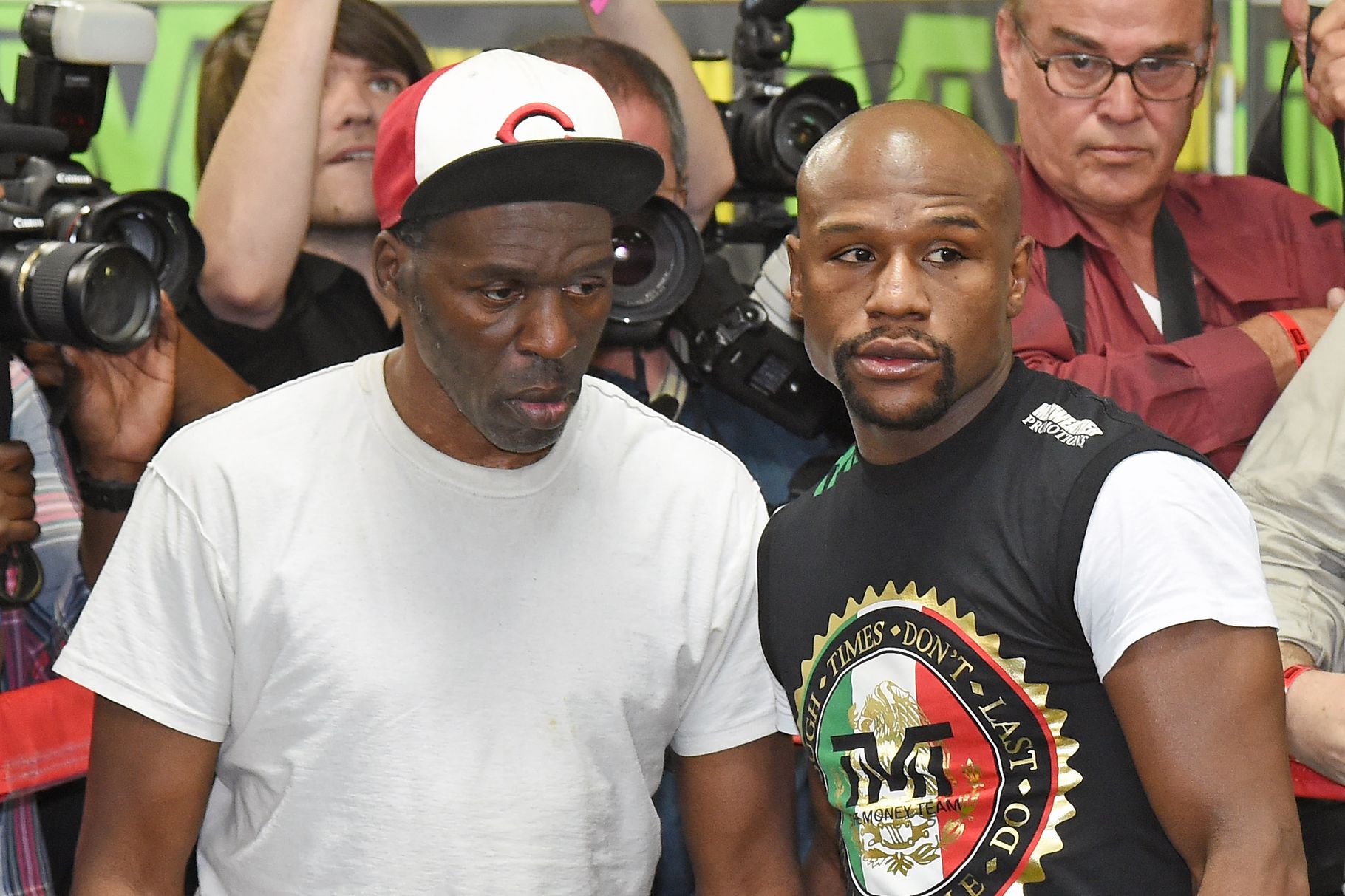 Legendary boxing trainer Roger Mayweather, uncle to Floyd Mayweather