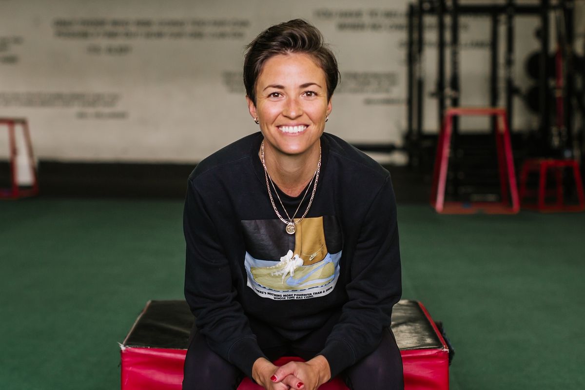 Rachael Rapinoe has moved from scoring on the pitch to entrepreneur