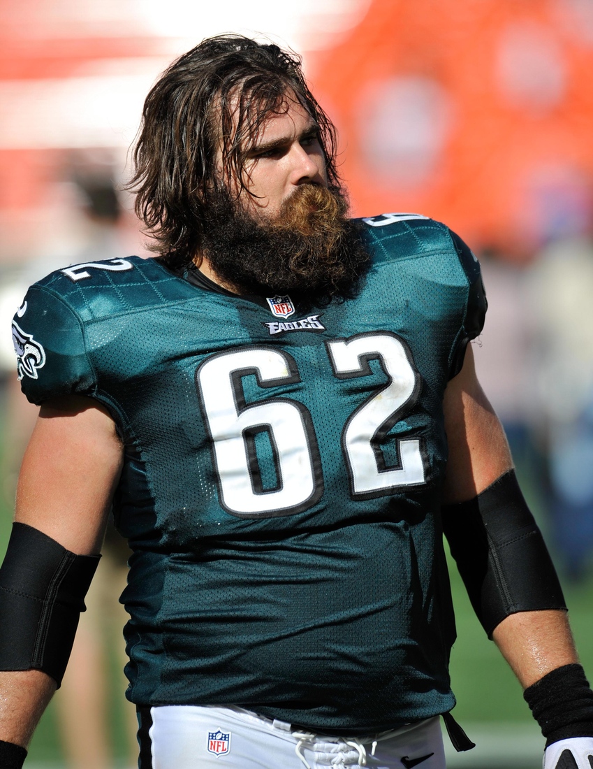 Jason Kelce shaves the beard Bleeding Green Nation