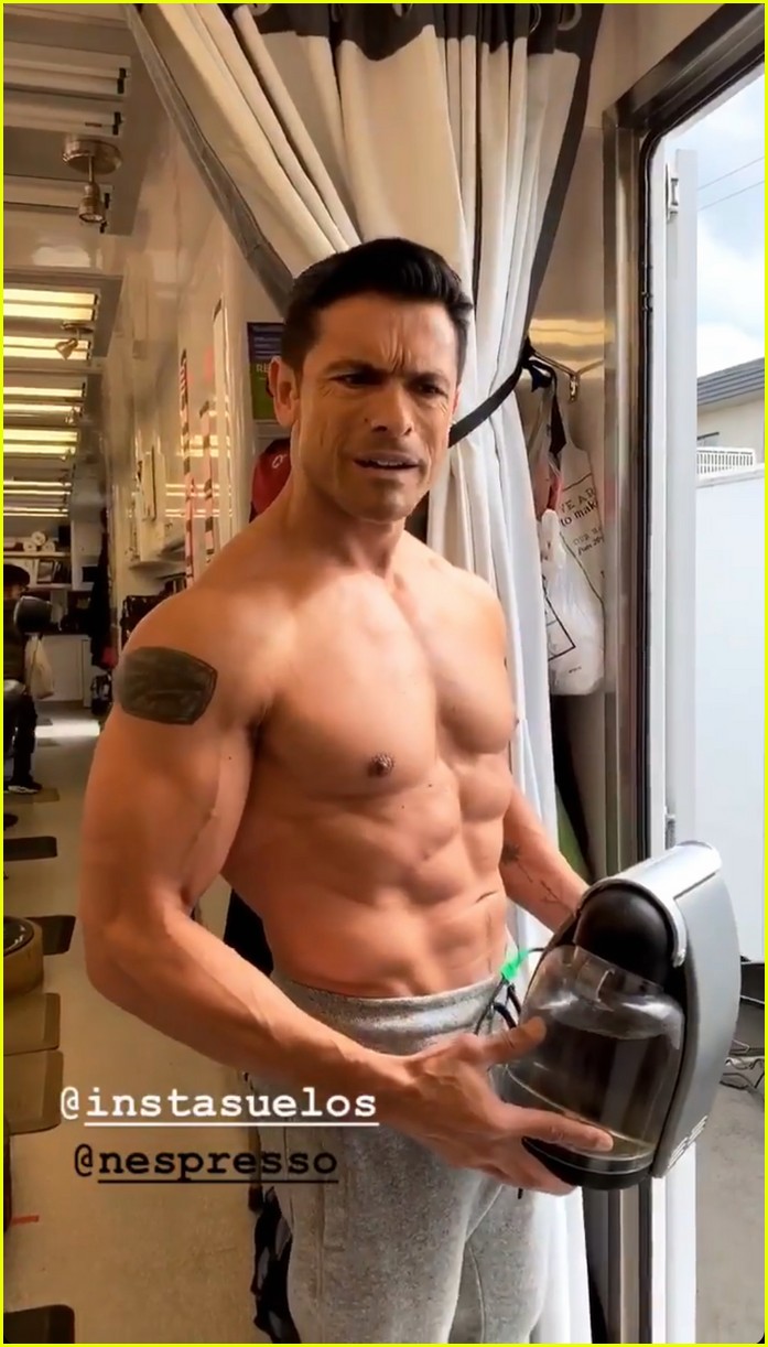 Mark Consuelos Shows Off Ripped Body Again on KJ Apa's Instagram