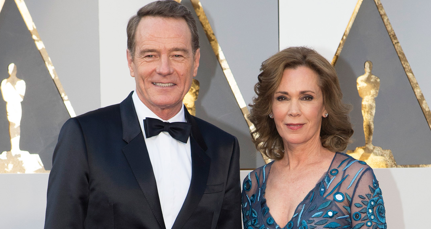 Bryan Cranston Poses With Wife Robin on Oscars 2016 Carpet! 2016