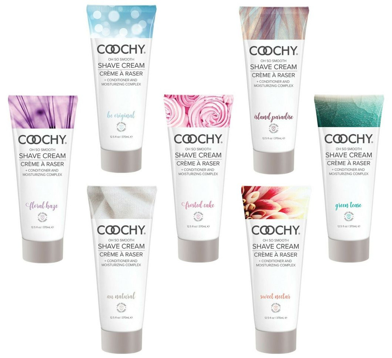 coochy water based shave cream skin protection oh so original safe for