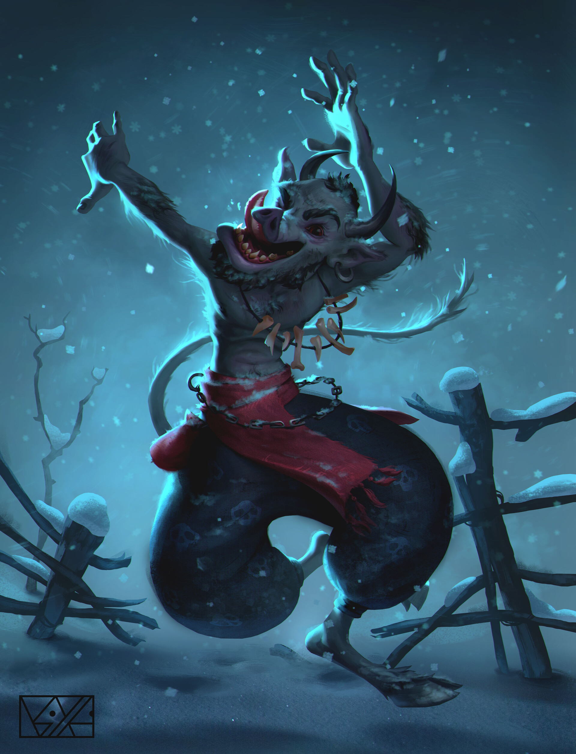 ArtStation Devil dance
