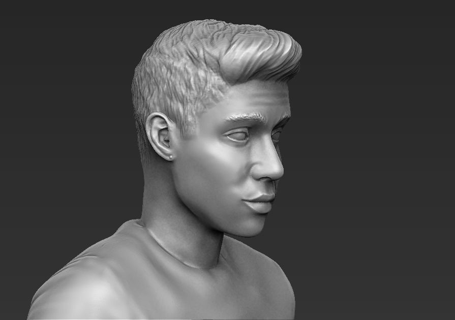 ArtStation Justin Bieber 3D printing ready stl obj Resources