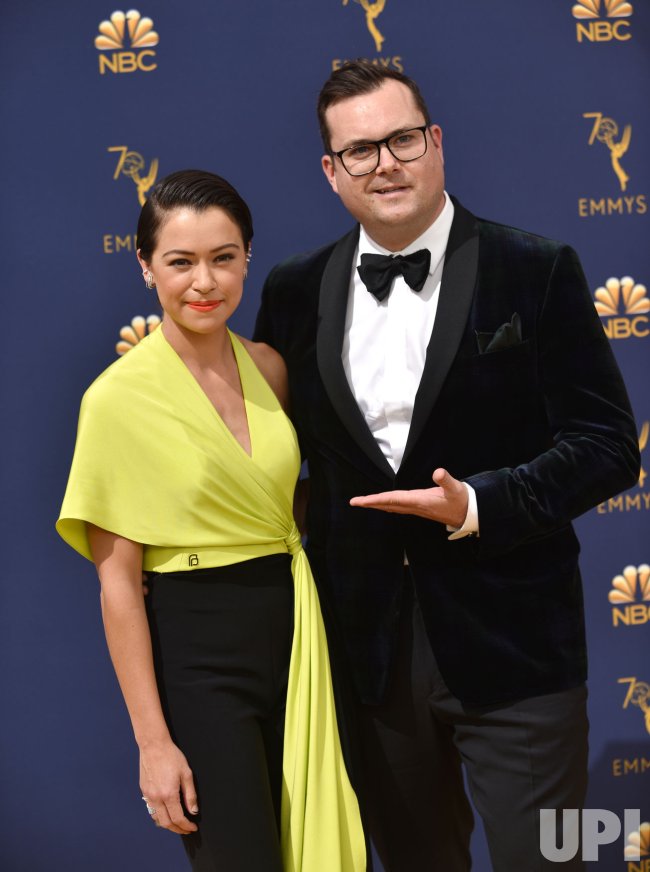 Photo Kristian Bruun and Tatiana Maslany attend the 70th annual