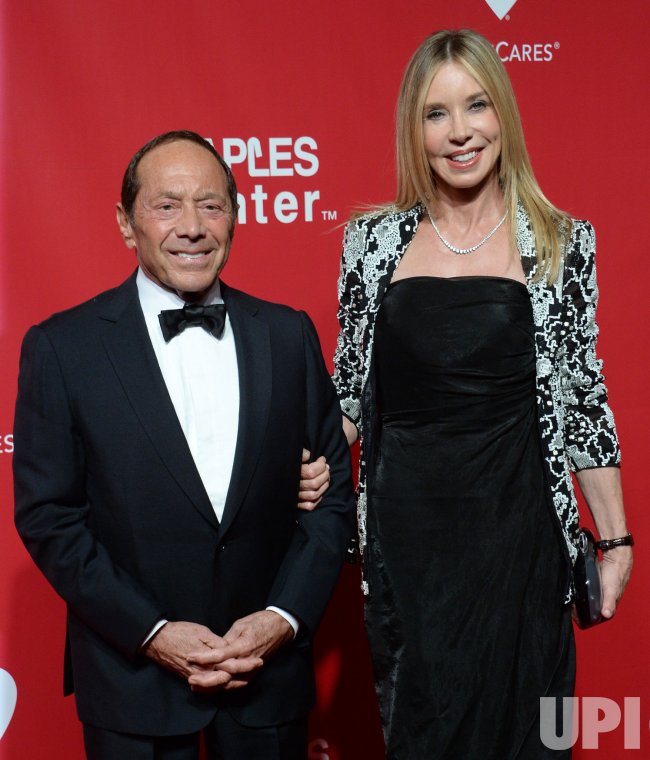 Paul Anka and Lisa Pemberton attend the MusiCares Person of the Year