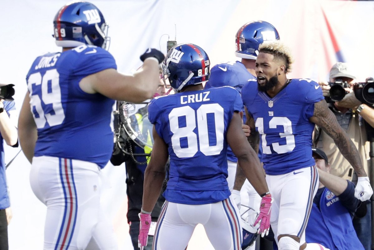 Odell Beckham Jr., New York Giants party in Miami with Justin Bieber