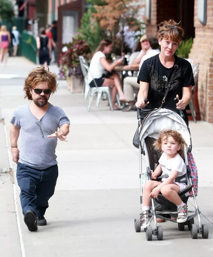 ‘Game of Thrones’ Star Peter Dinklage’s New York Stroll with Wife Erica