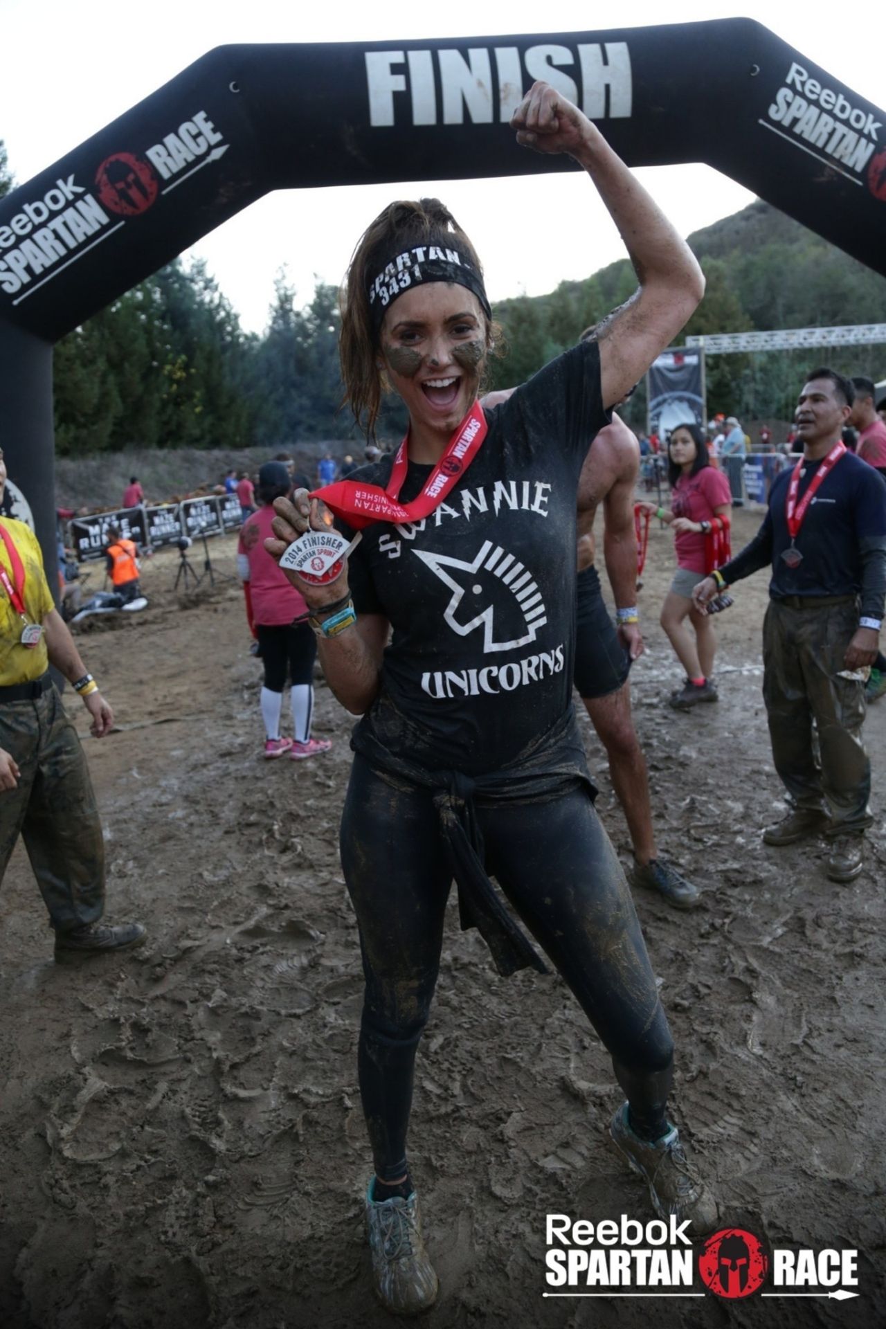 Nina Dobrev 2014 Malibu's Spartan Race • CelebMafia