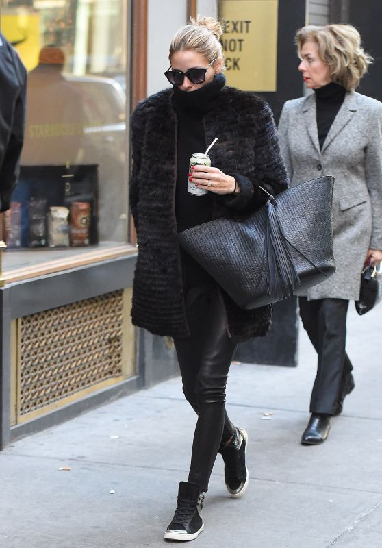 Olivia Palermo Casual Style Out in New York City, January 2016