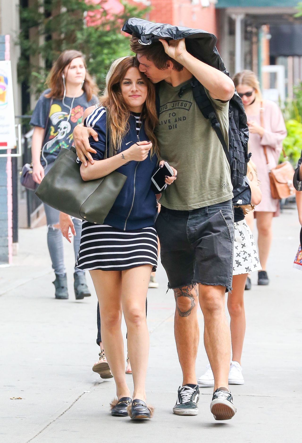 Riley Keough and Her Husband Out for a Stroll in New York City 6/23