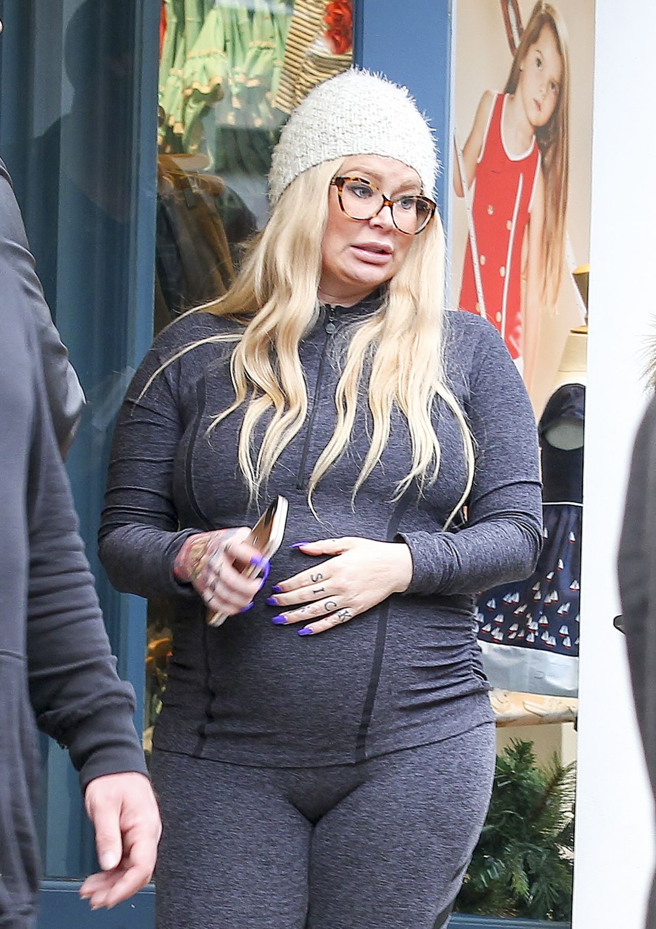 Jenna Jameson Shops at The Grove in West Hollywood 12/21/ 2016