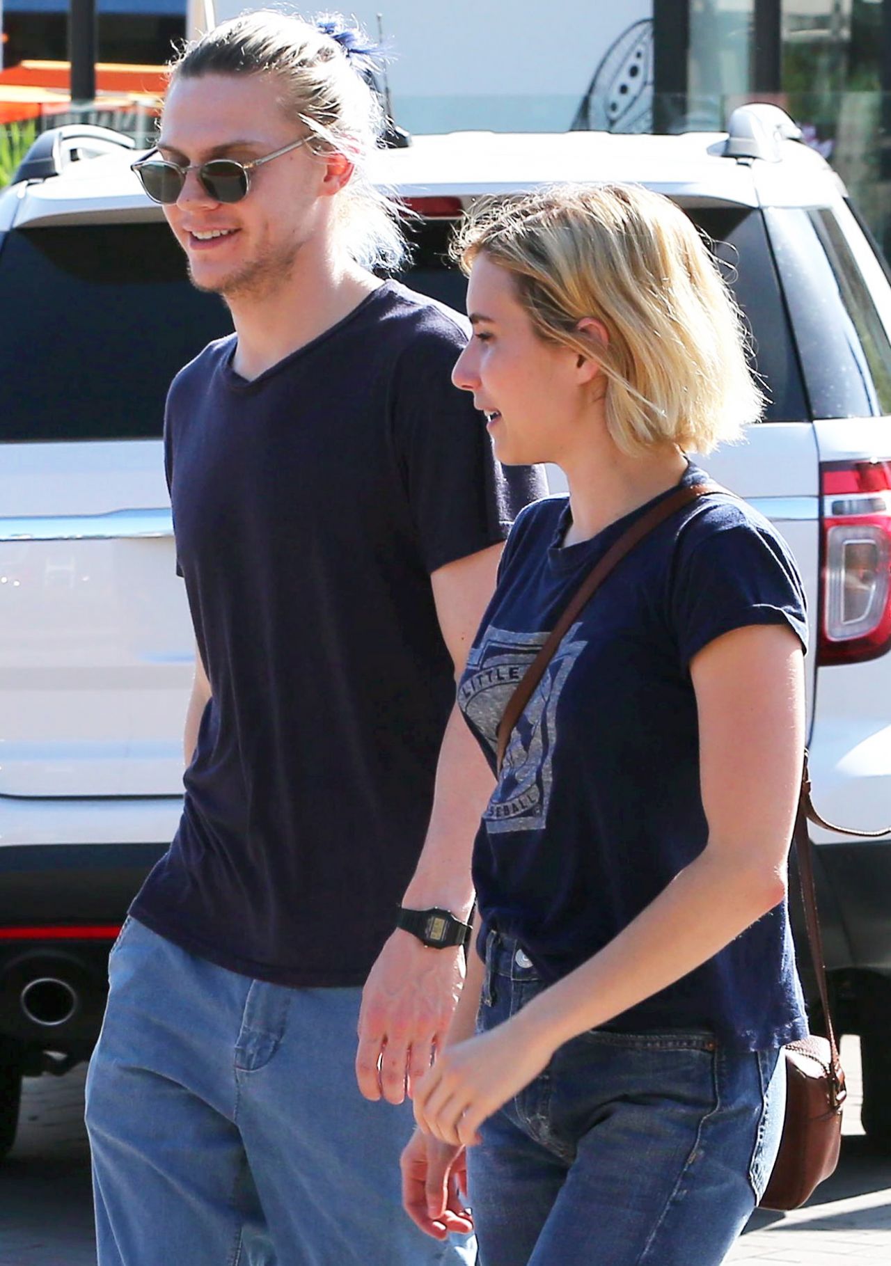 Emma Roberts Enjoying a Romantic Afternoon With Evan Peters in Malibu