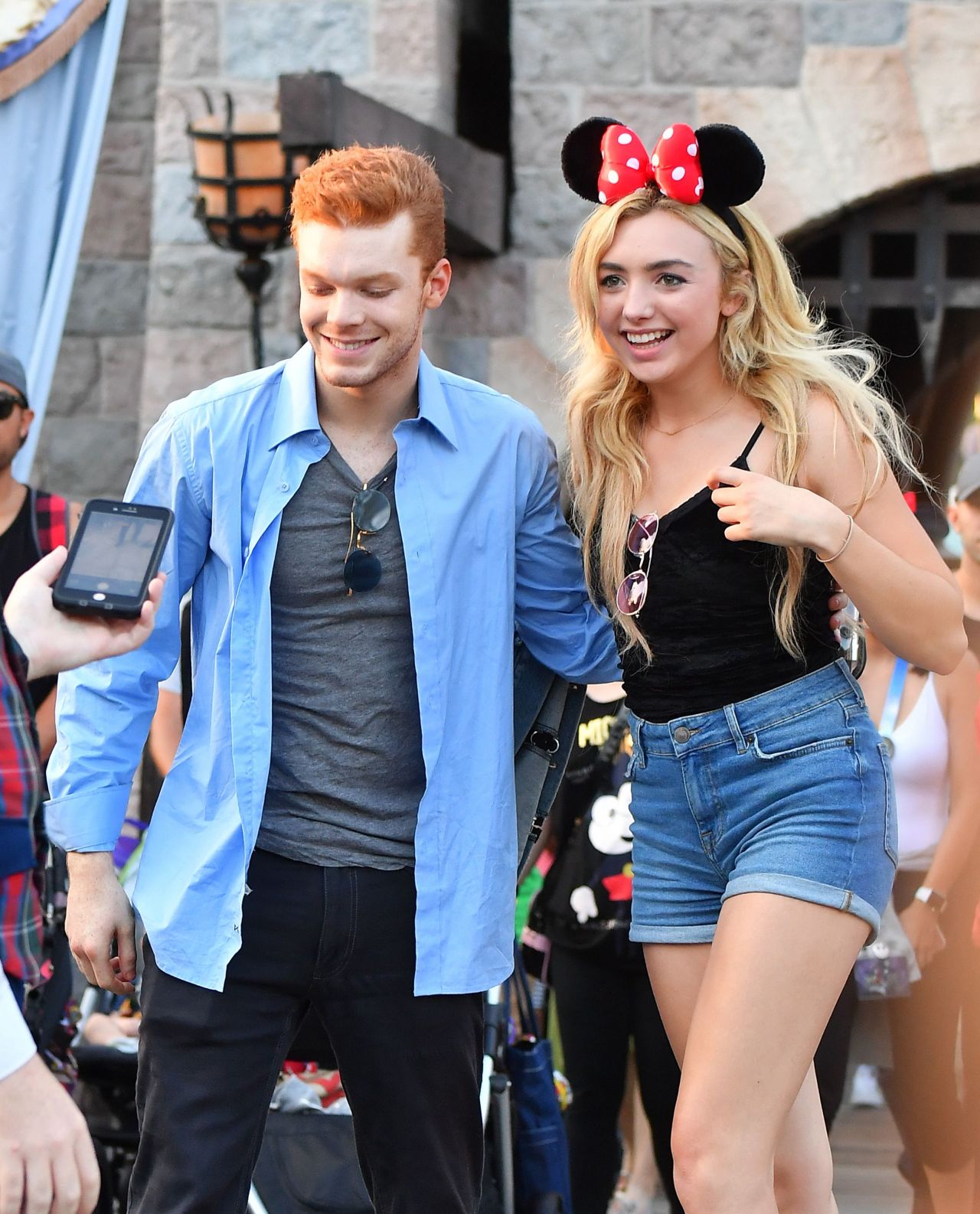 Peyton List Visited Disneyland with Cameron Monaghan 09/05/2017
