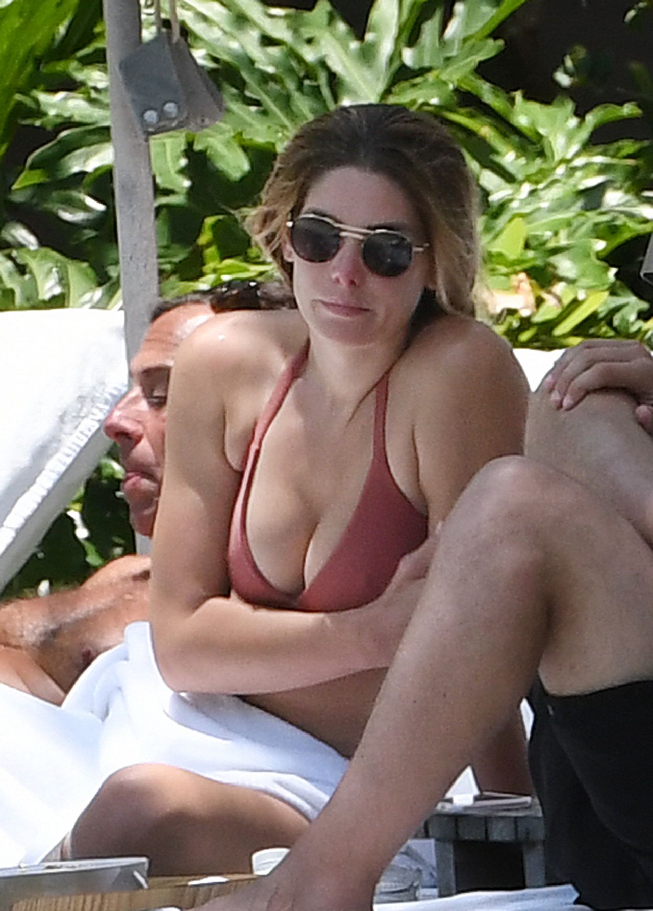 Ashley Greene in Bikini at the Pool in Miami Beach, May 2018 • CelebMafia