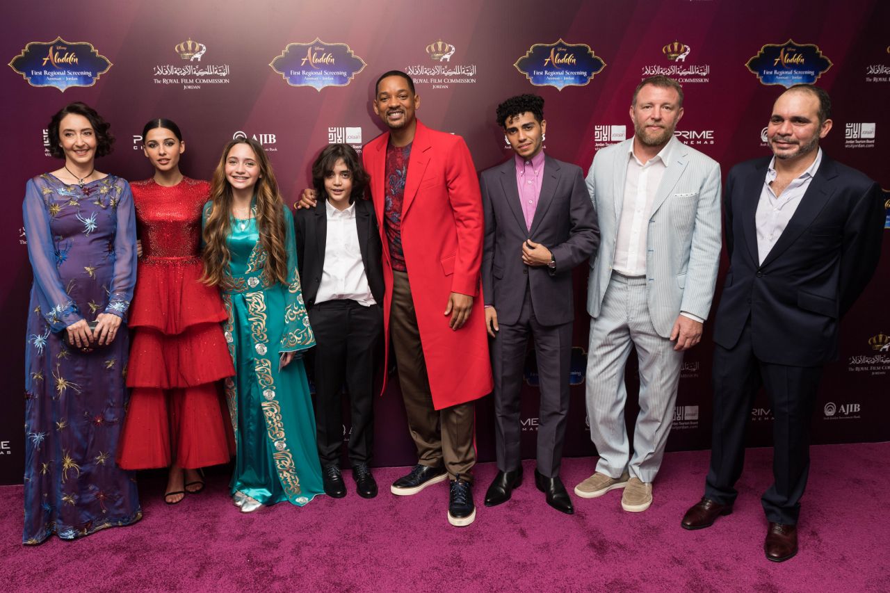 Naomi Scott VIP Screening of "Aladdin" With Jordanian Royal Family in
