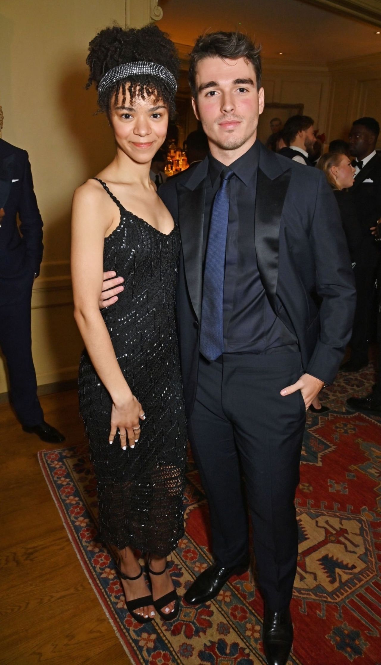 India Amarteifio dunhill & BSBP PreBAFTA Gilmmakers Dinner and Party in London 02/15/2023