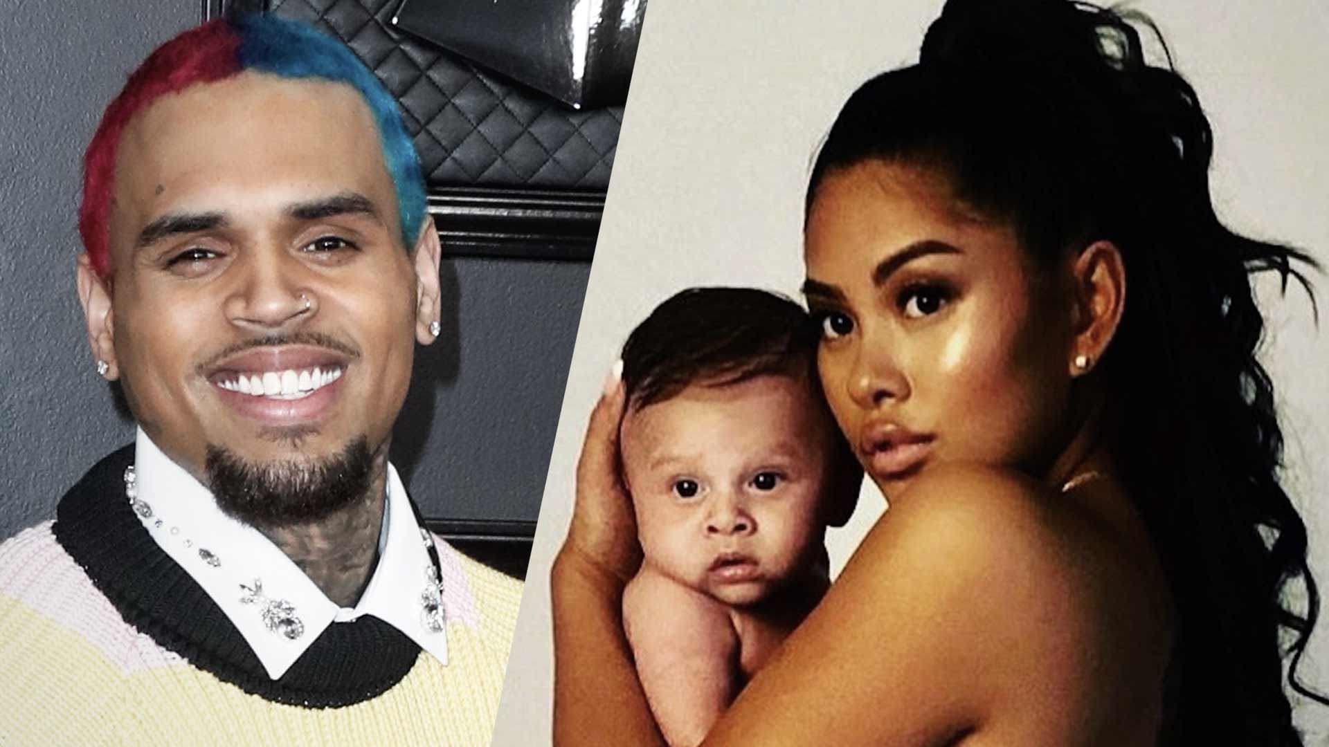 Chris Brown And His Son, Aeko Are Twinning In Matching Hoodies