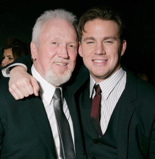 Channing Tatum with father Glenn Tatum Celebrities InfoSeeMedia