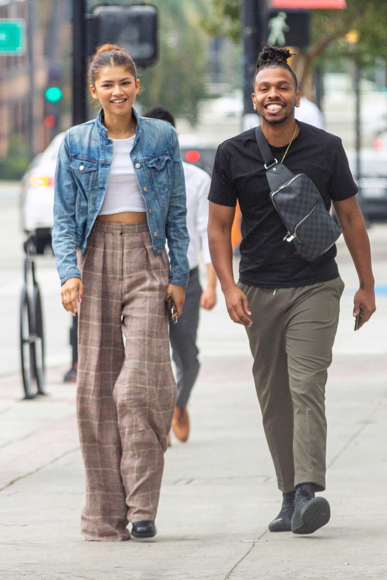 Zendaya Out with Her Brother Austin Leaves the Granville Restaurant in