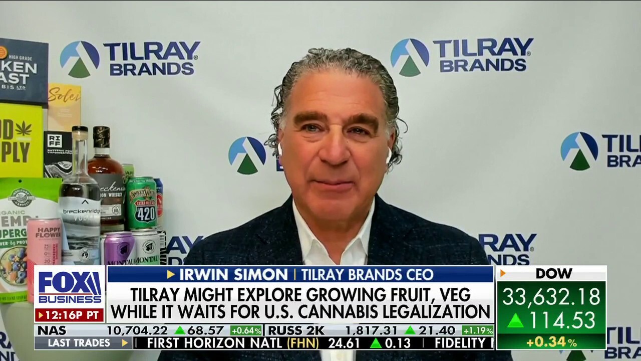 Tilray CEO Irwin Simon Cannabis will be a 100B industry Fox