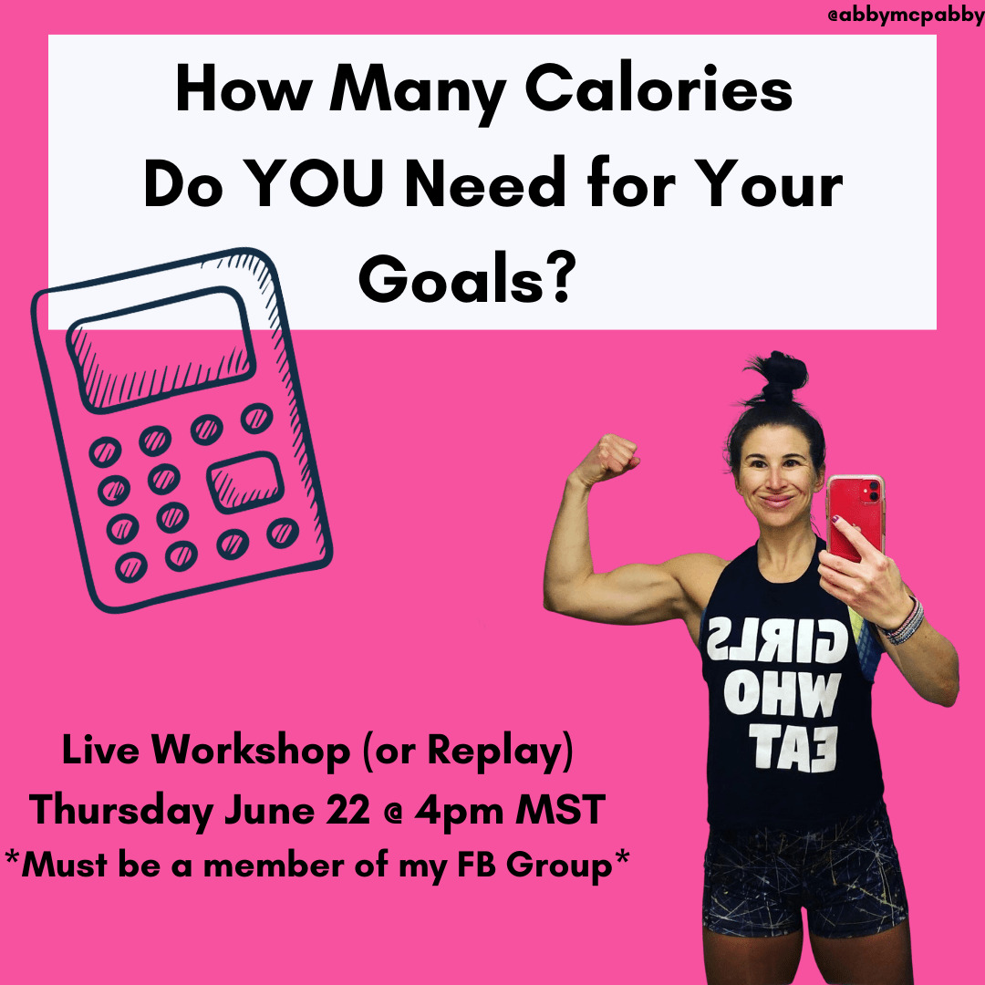 How Many Calories do you Need to Eat? Abby's Nutrition Coaching