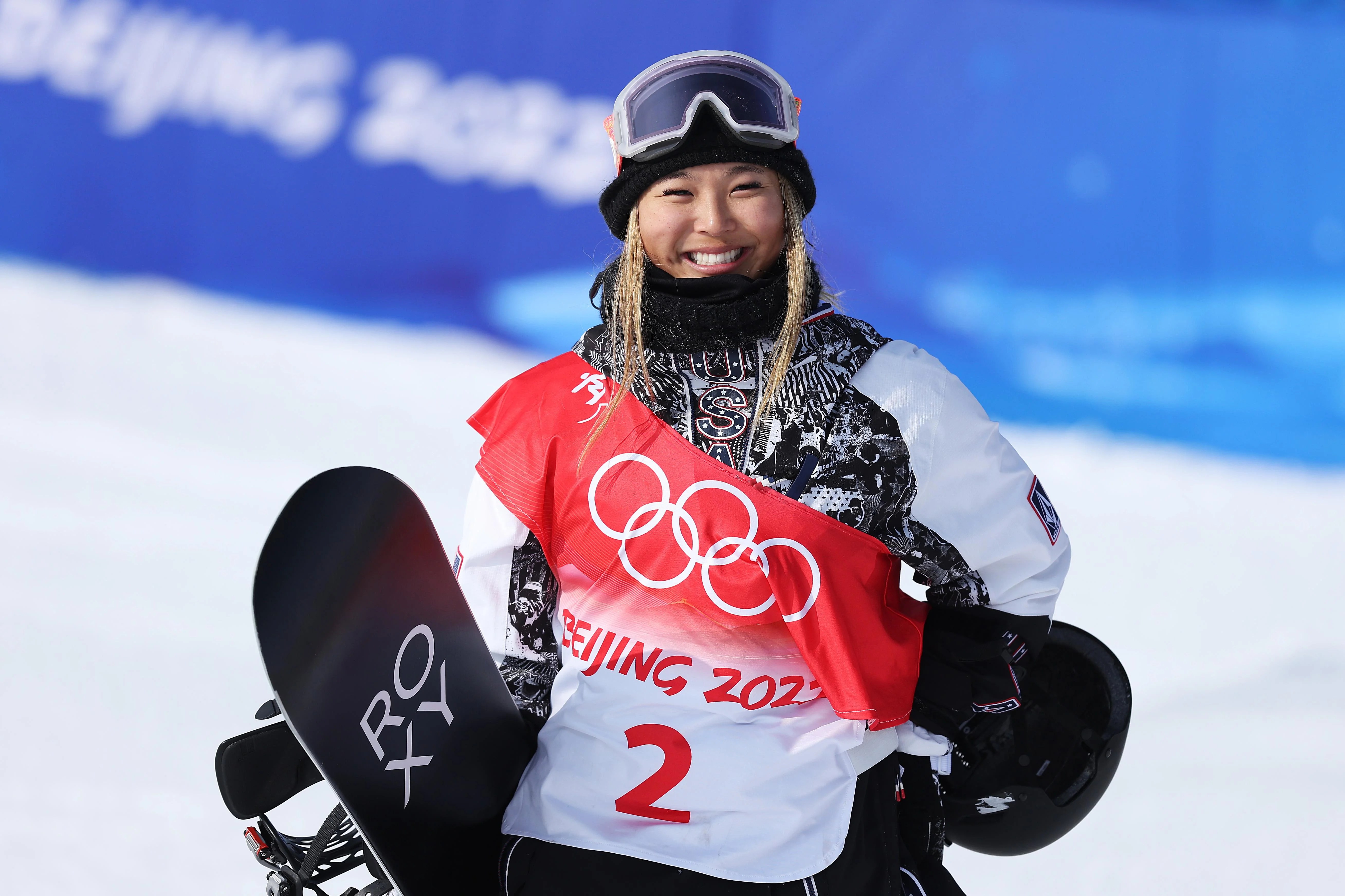 Slut strands at the Winter Olympics Hairstyle is on Chloe Kim, Eileen