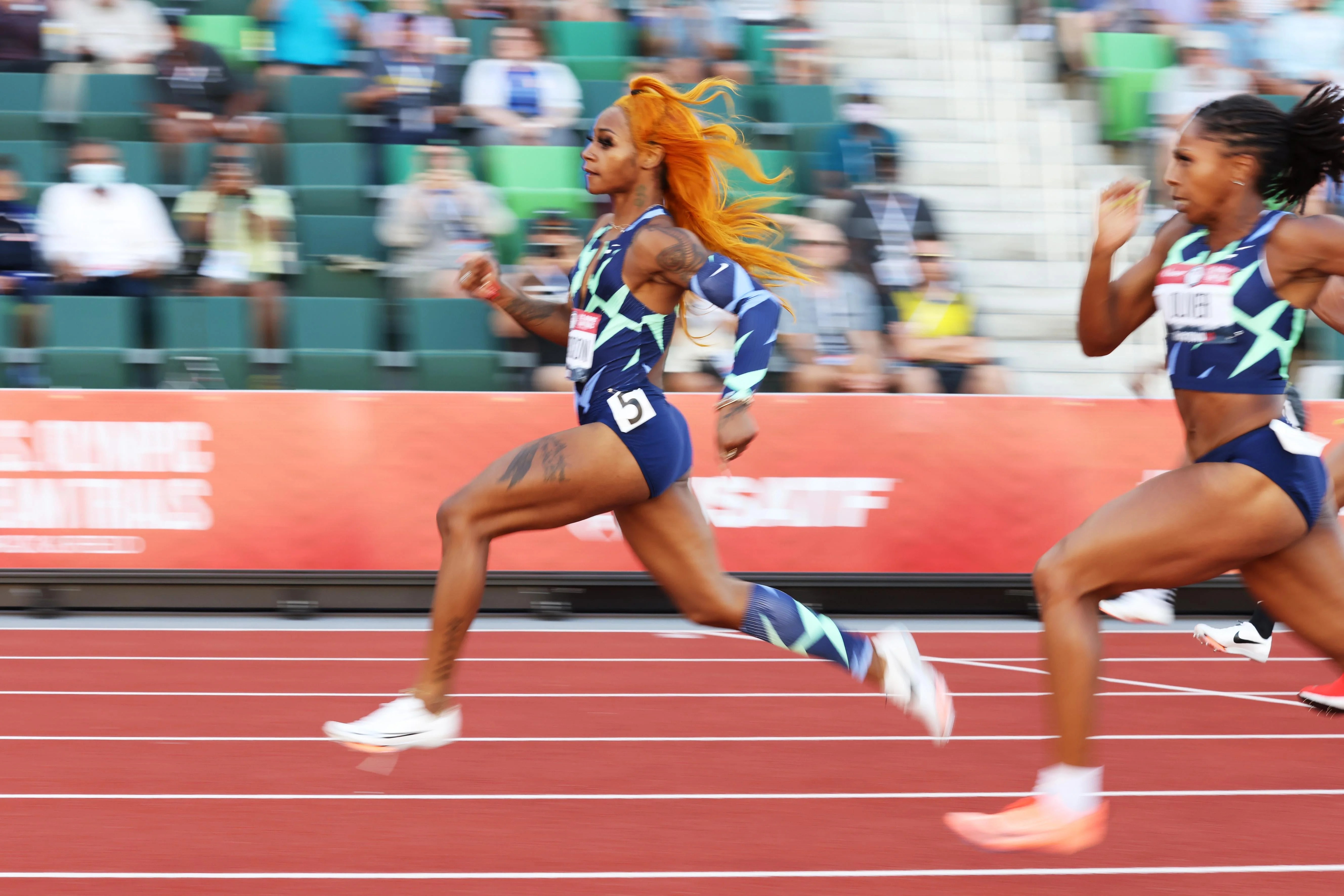 Sprinter Sha’Carri Richardson left off U.S. Olympic relay team in Tokyo.