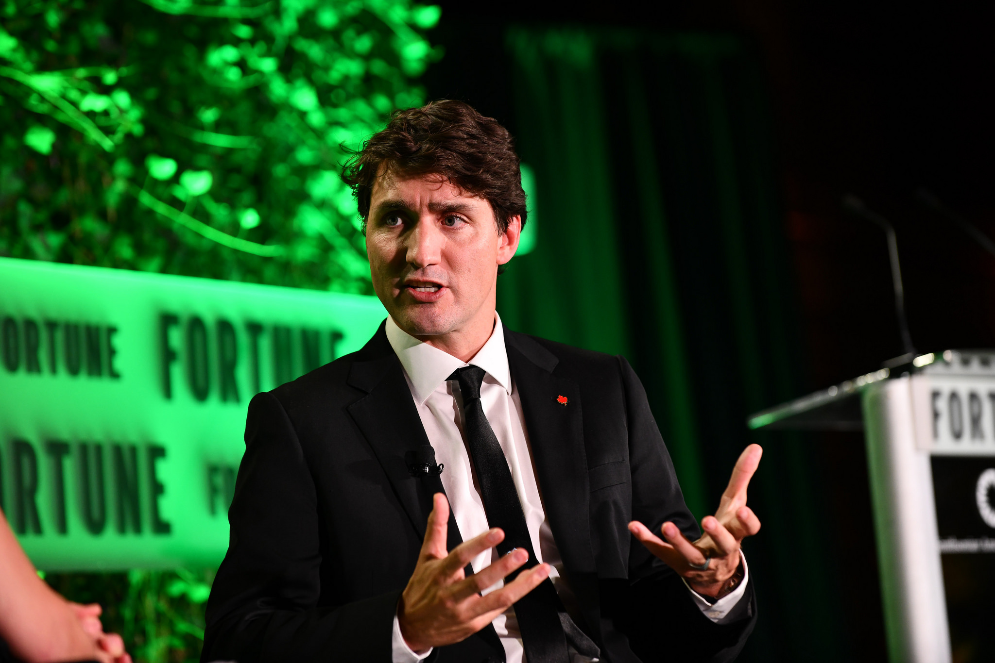 Canada Prime Minister Justin Trudeau at Fortune CEO Dinner in Toronto Fortune