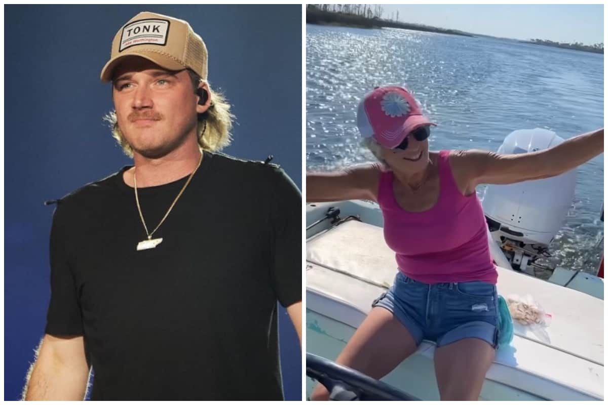 Luke Bryan's Mom, LeClaire, Rocks Out To Wallen During Fishing