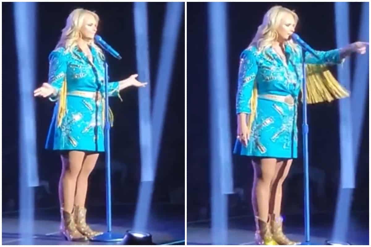 WATCH Miranda Lambert Stops Concert, Calls Out Fans For Taking Selfies