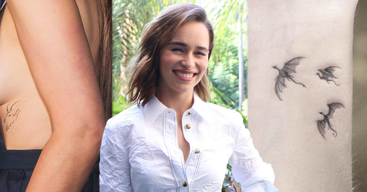 Emilia Clarke 4 Tattoos and Meanings Creeto