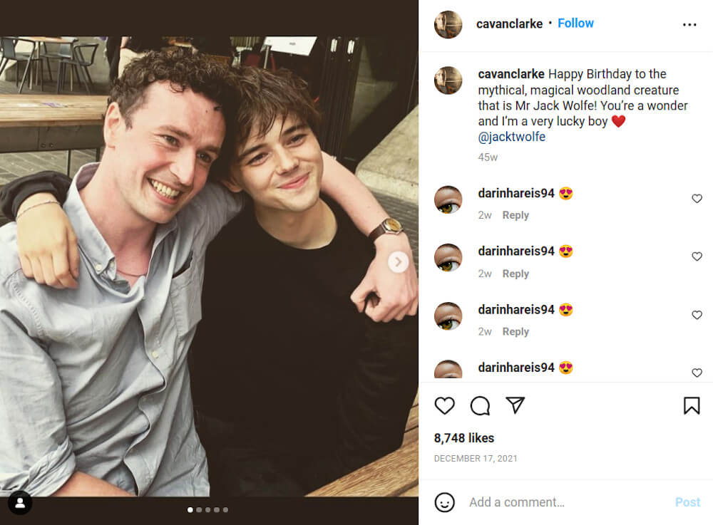 Who Is Jack Wolfe’s Boyfriend, Cavan Clarke? Creeto