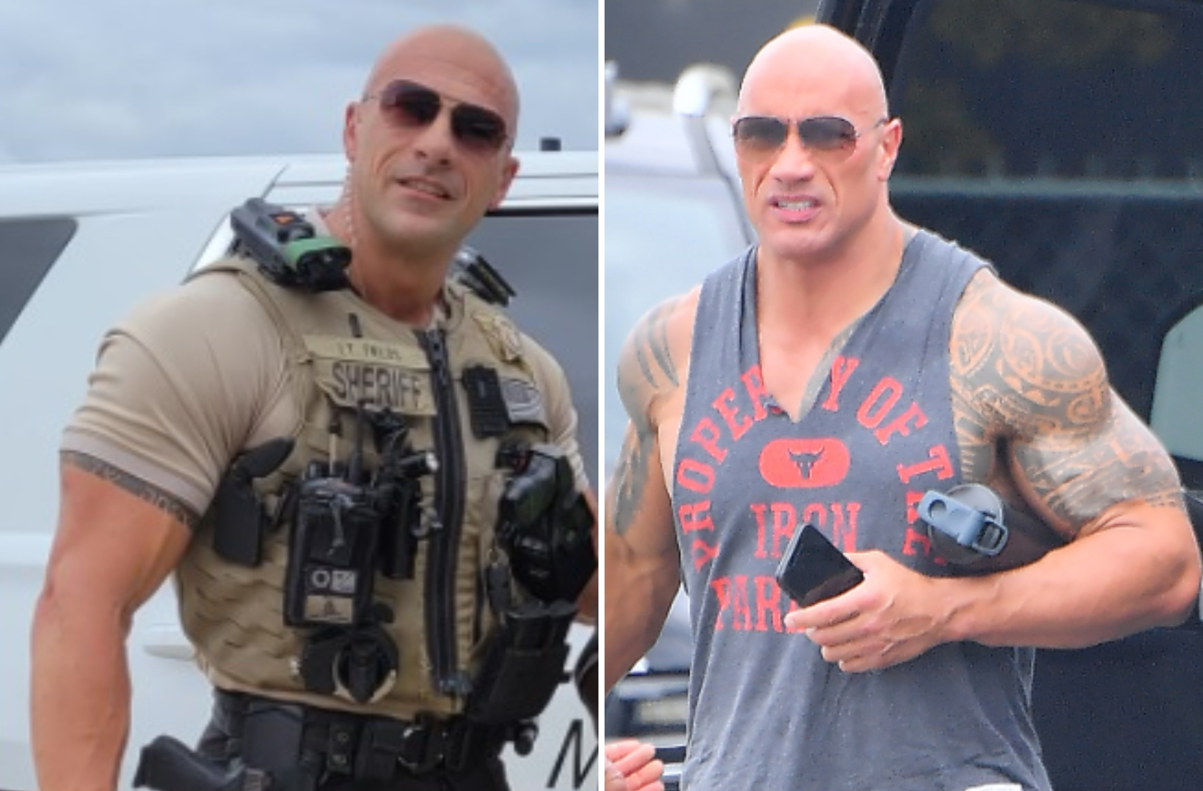People Think This Cop Looks Like Dwayne 'The Rock' Johnson