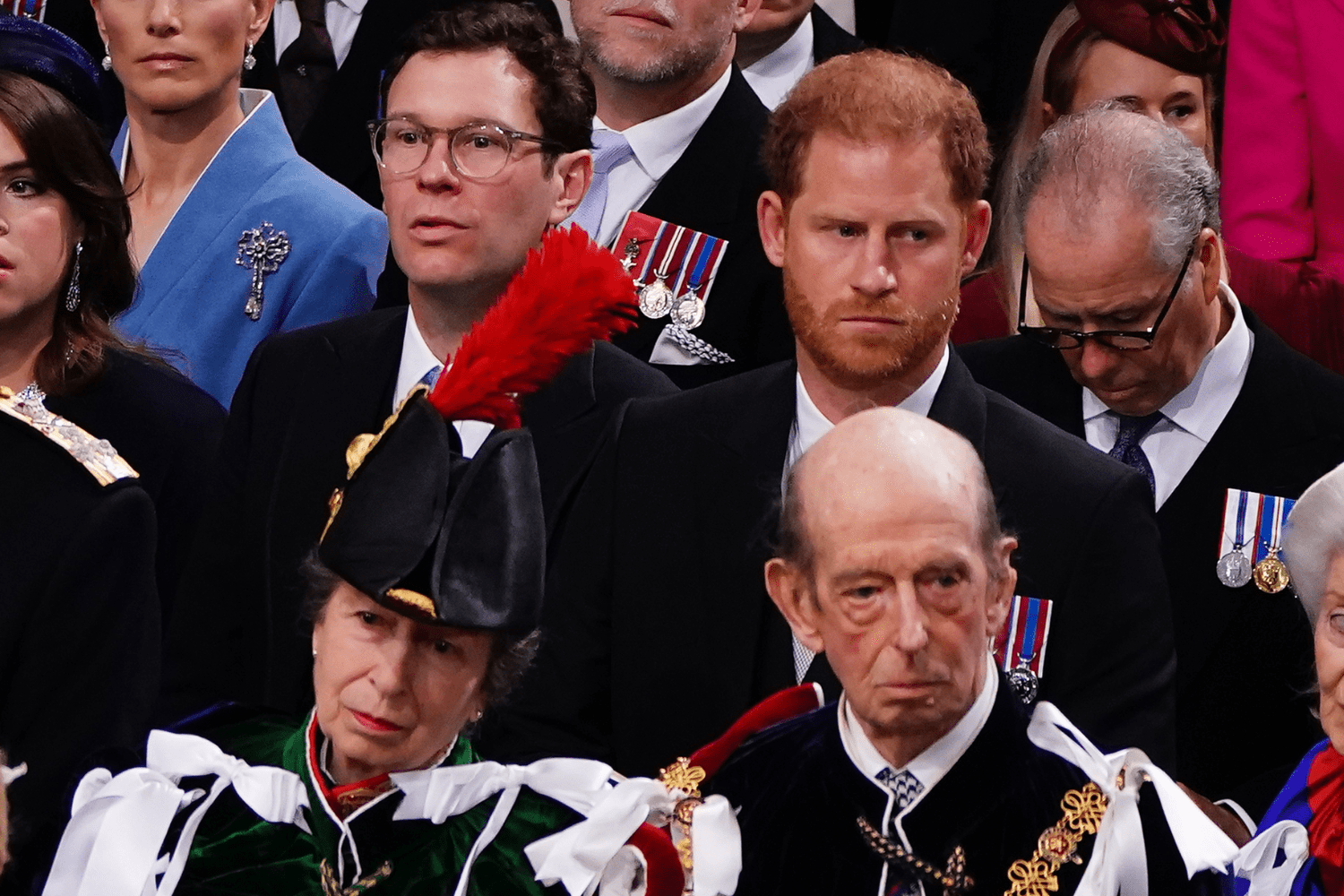 Prince Harry's Coronation View Blocked by Hat 'Last Time It Was a Candle'