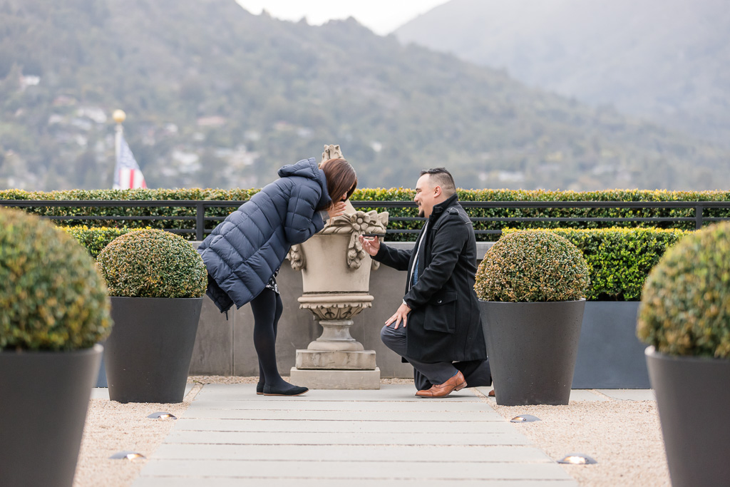 Nick & Carolyn’s RH Rooftop Restaurant Marin Surprise Proposal A Tale
