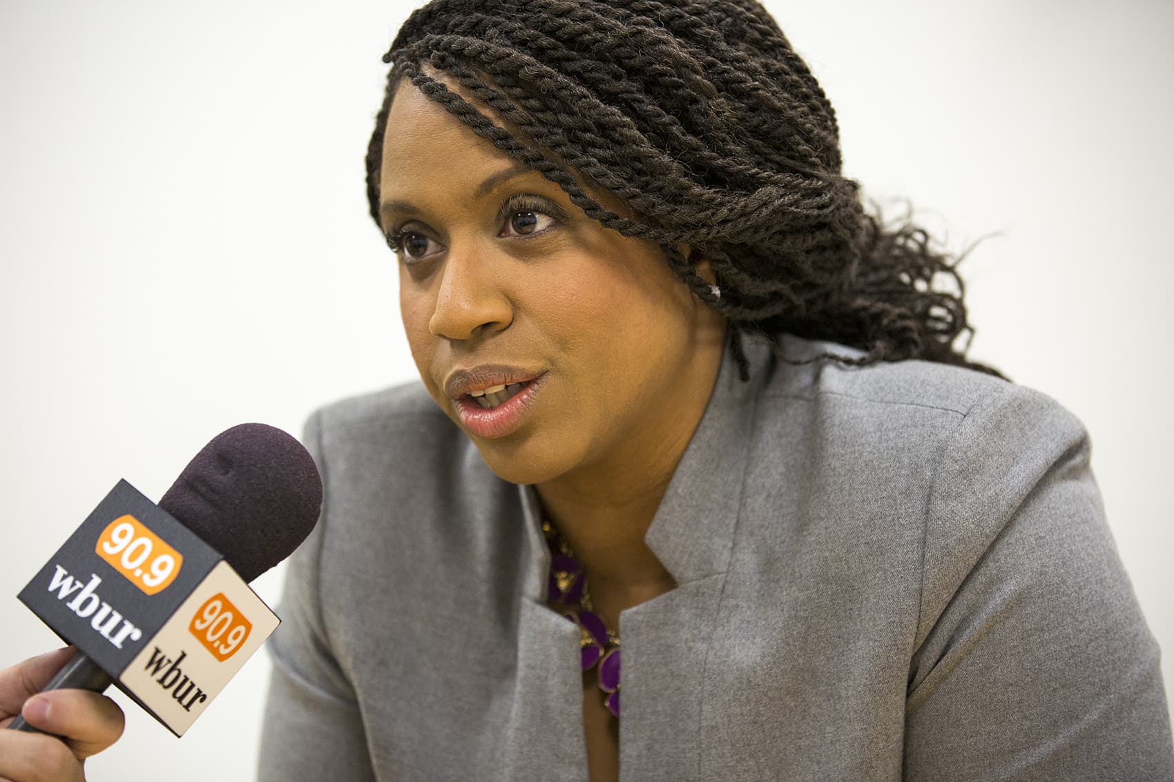 In Congressional Run, Pressley Says She Wants To Take Her Work 'Higher