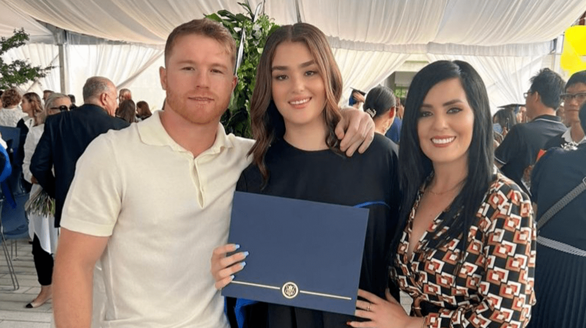 Canelo Álvarez se reencontró con su ex en un evento especial para ellos