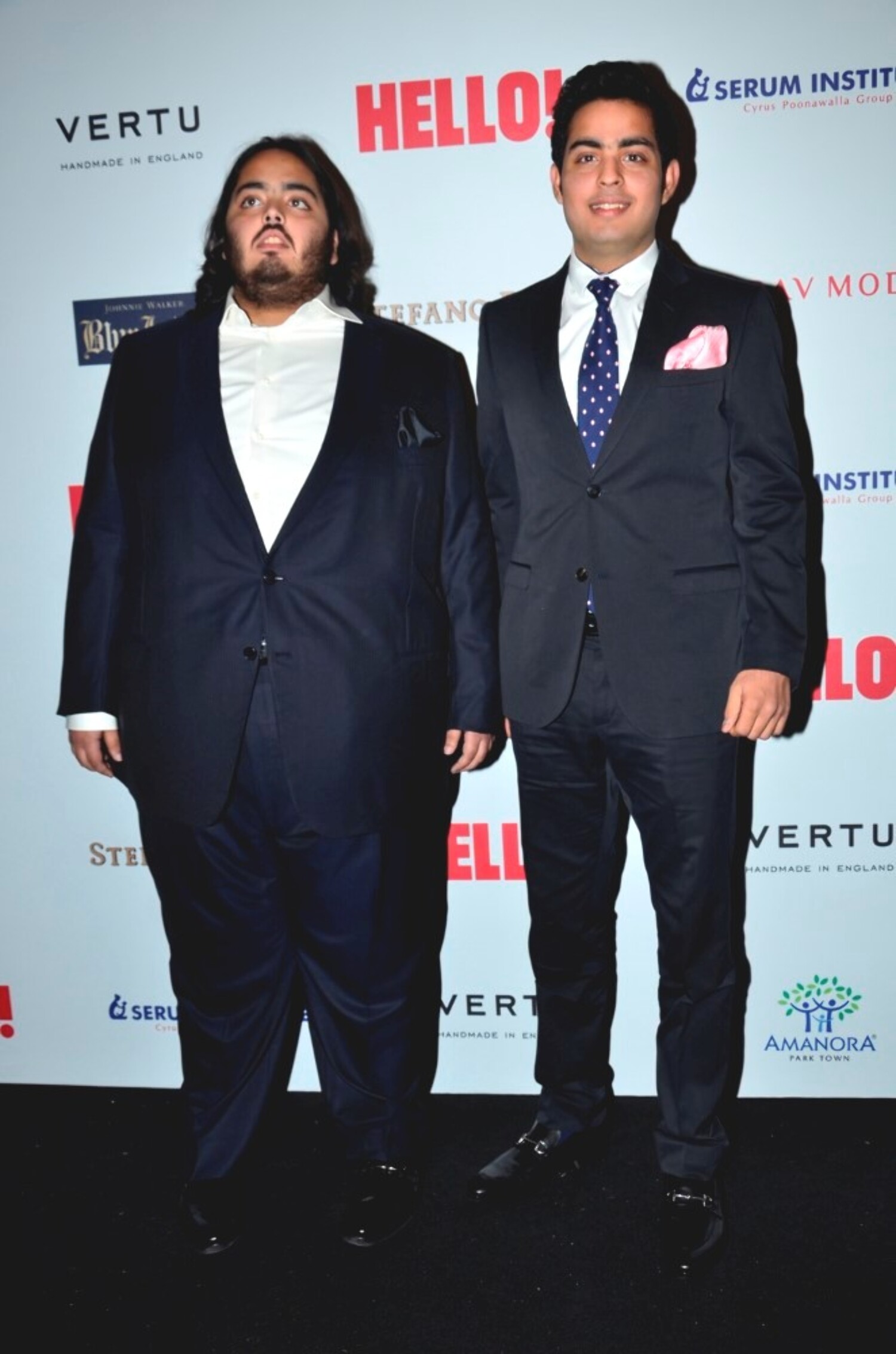 Mukesh Ambani s son Anant Ambani and Akash Ambani at the Hello Hall Of