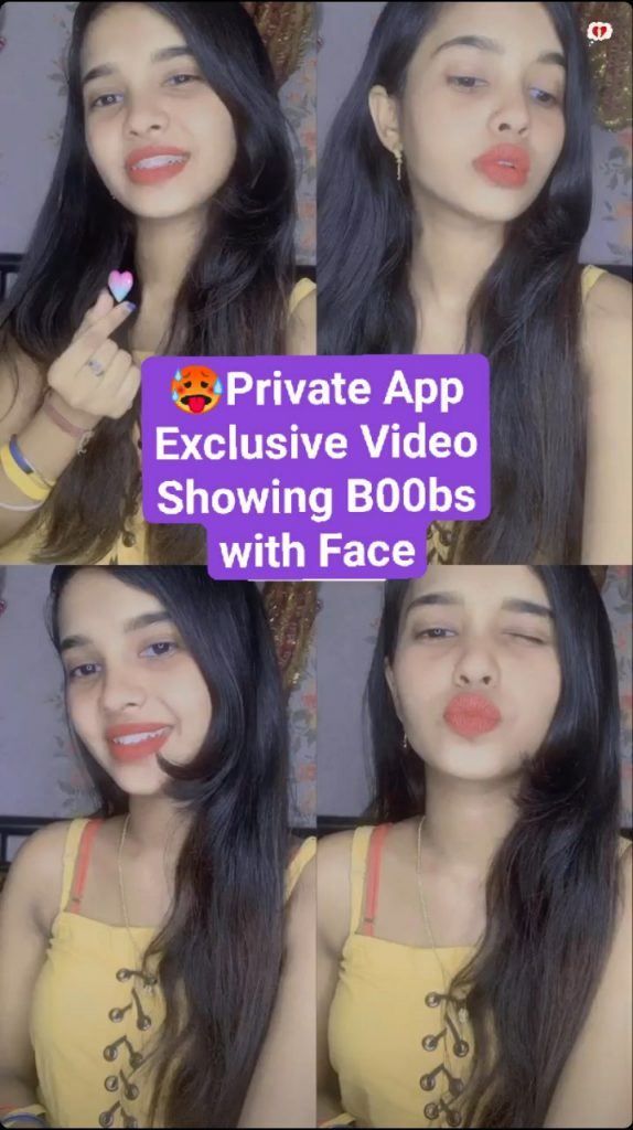 🥵Nidhi_Dancer Famous Insta Influencer Latest Private App Most Exclusive Video Showing her B00bs