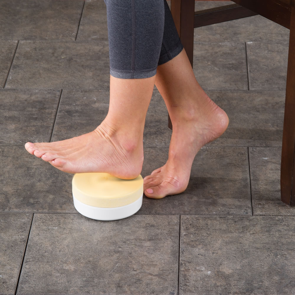 The Only Hands Free Foot Exfoliator Hammacher Schlemmer
