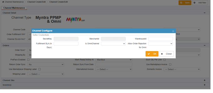 Myntra PPMP Integration Vinculum Product Guide