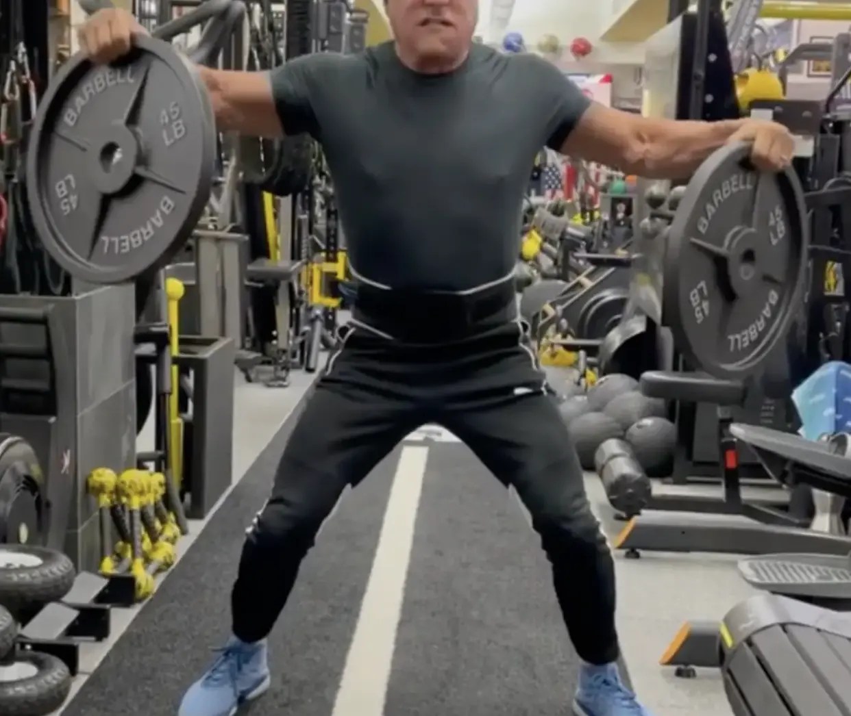 Sylvester Stallone Accused Of Using Fake Weights During His Workout