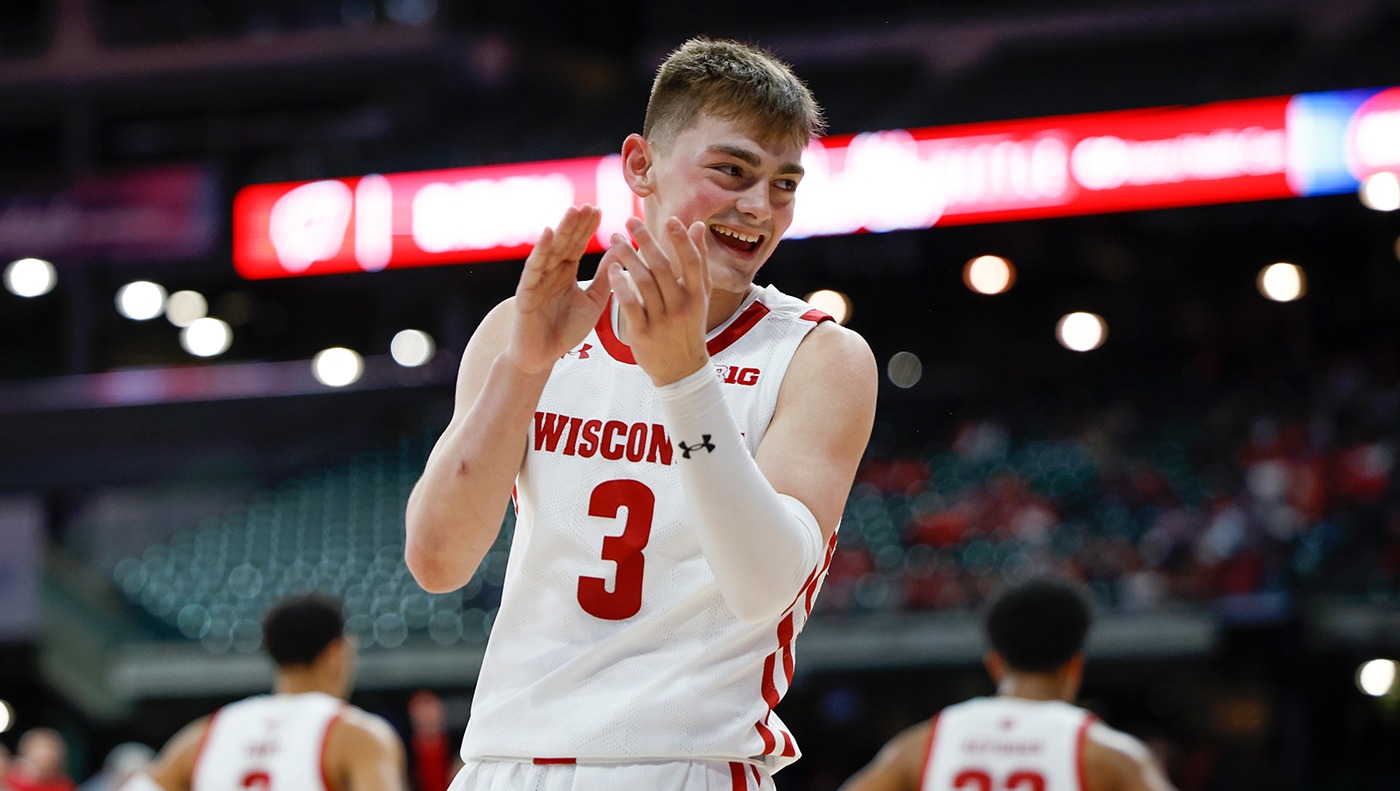 Connor Essegian Men's Basketball Wisconsin Badgers