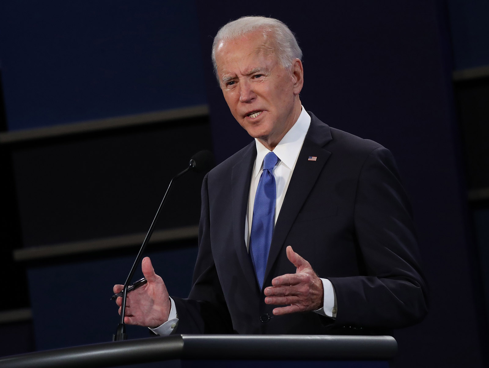 Biden "Anyone who's responsible for that many deaths should not remain